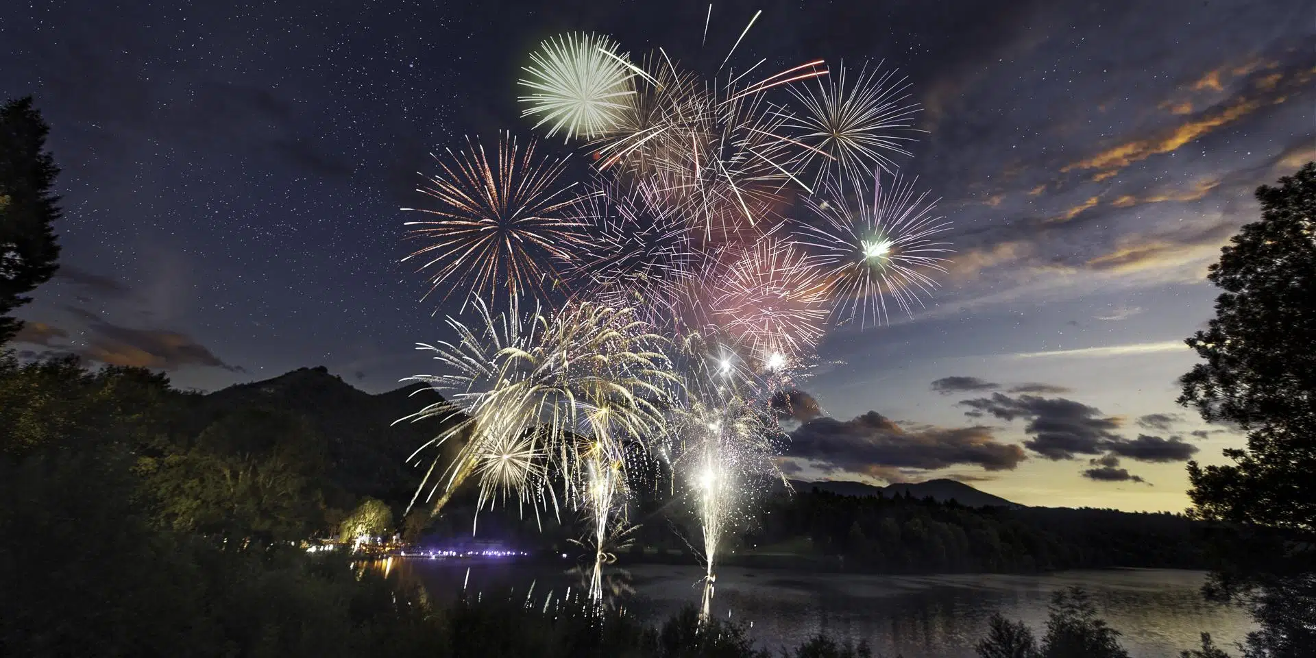 feu d’artifice du 14 juillet à Pau 