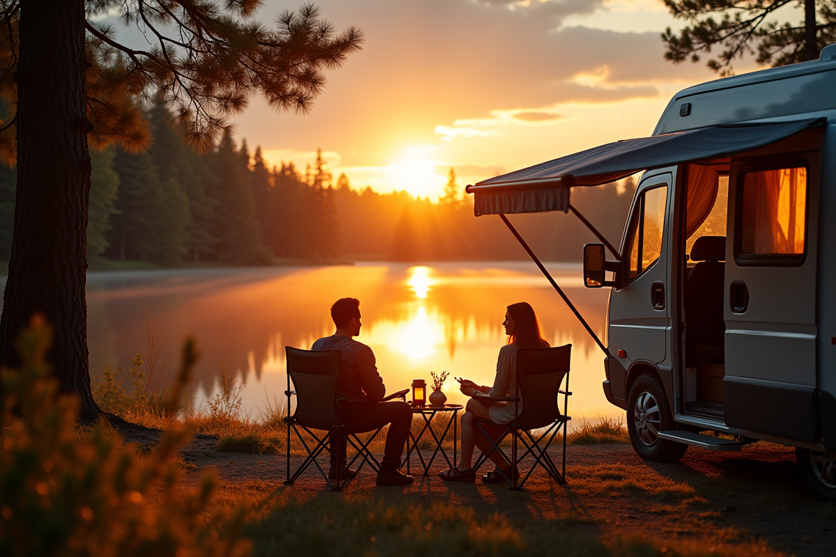 van camping